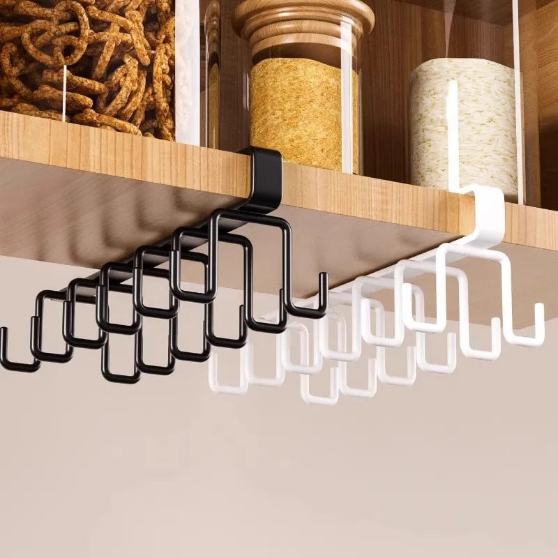 Space Saving Double 12 Rows Mug Hanger Hooks