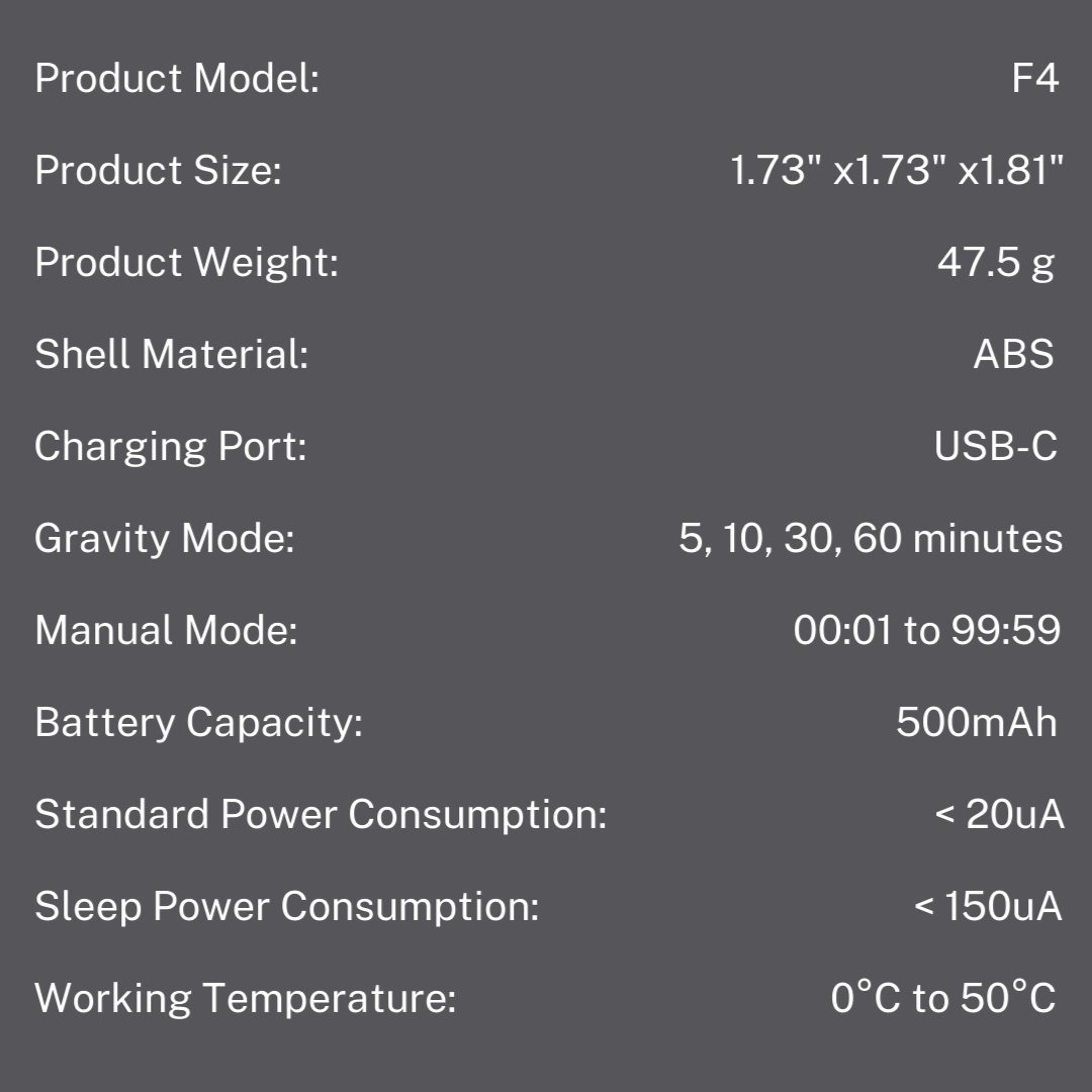Productivity Timer With Gravity & Manual Modes
