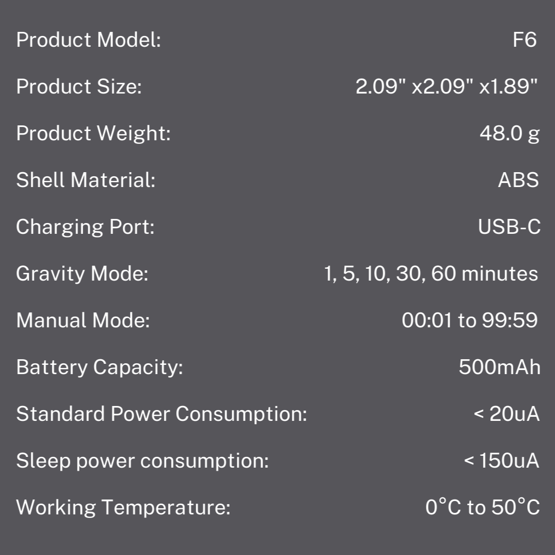 Productivity Timer With Gravity & Manual Modes