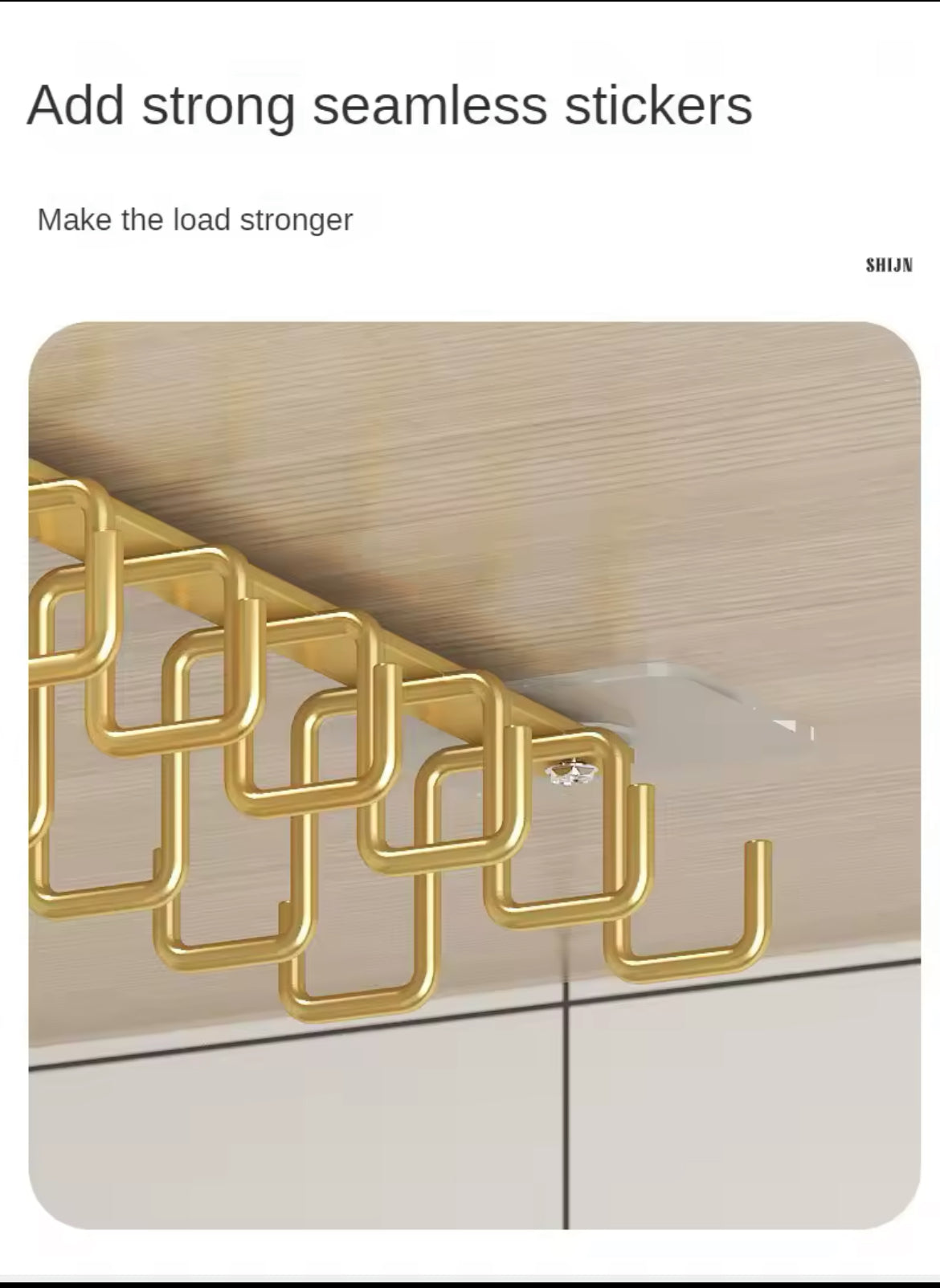 Space Saving Double 12 Rows Mug Hanger Hooks