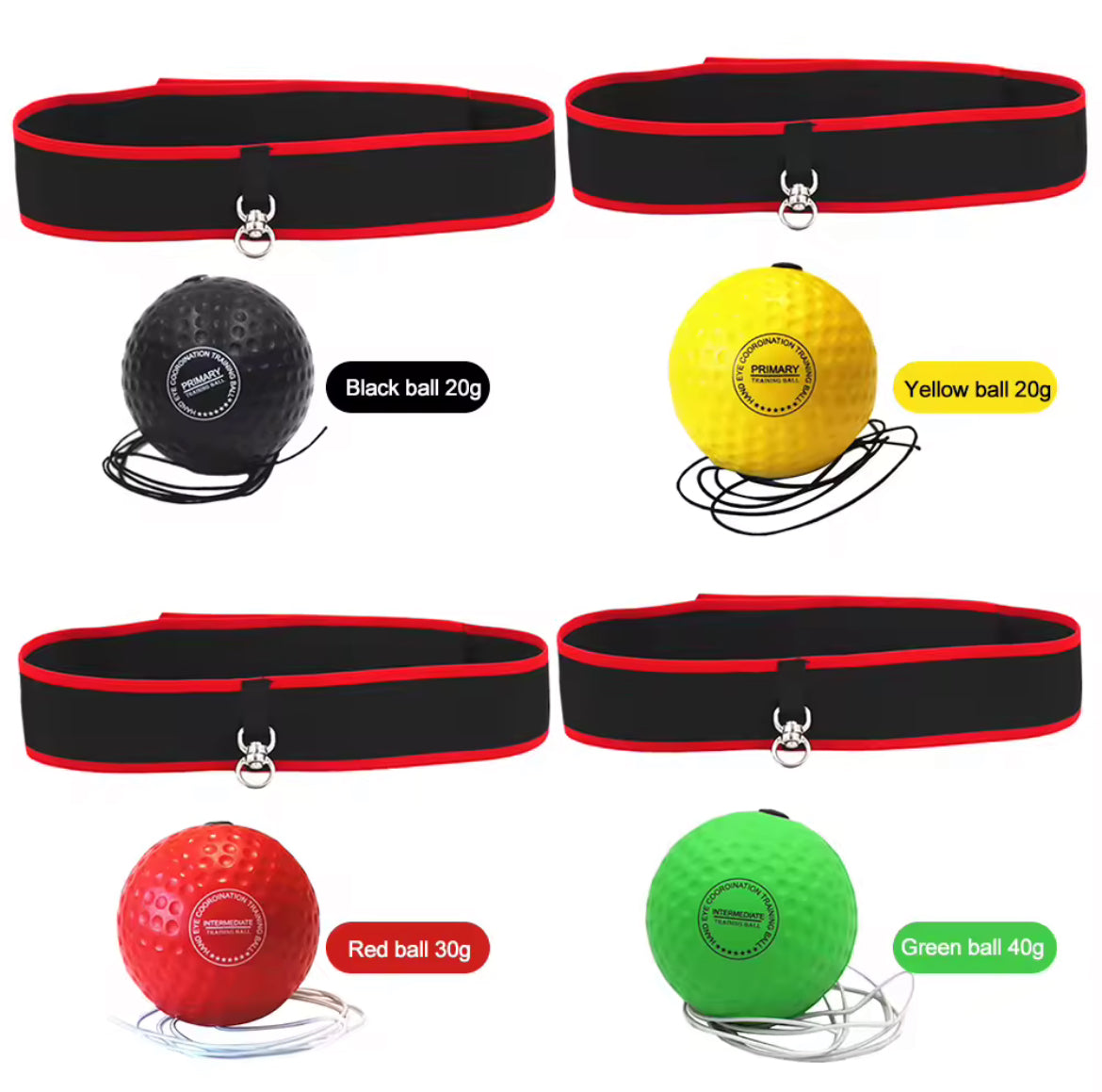 Headgear Reflex Ball for Reaction Training
