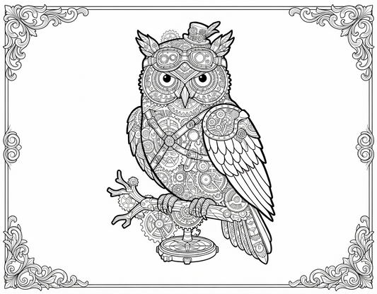 Zentangle Celtic Animal & Pinecone Border