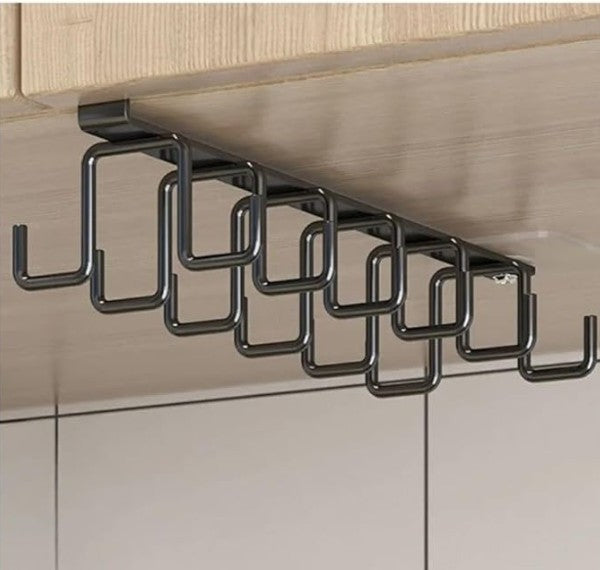 Space Saving Double 12 Rows Mug Hanger Hooks