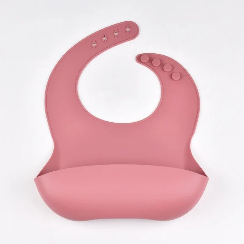 Baby/Toddler BPA Free Silicone Adjustable Bibs