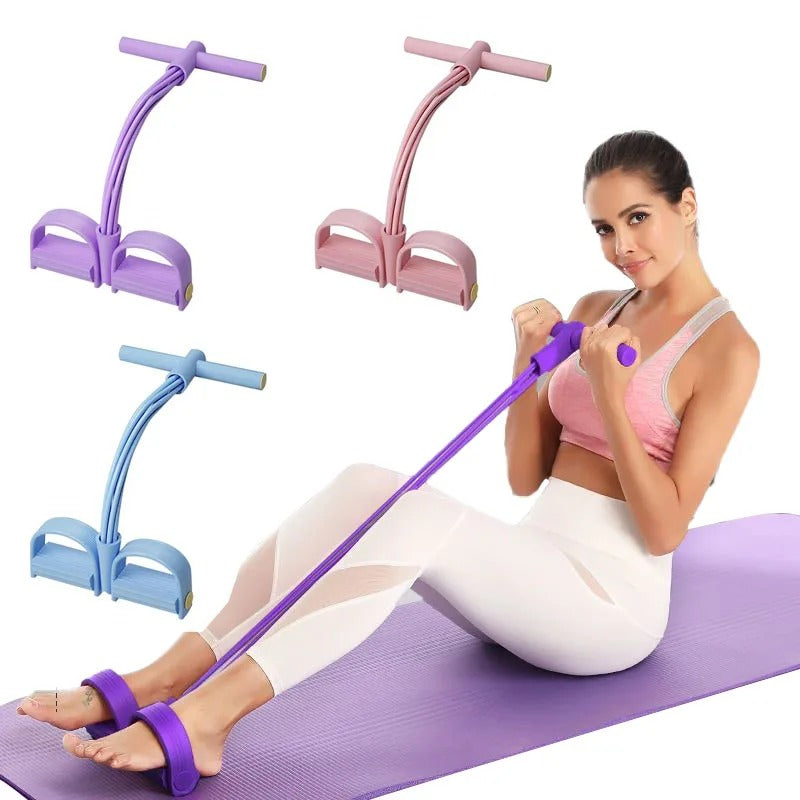 6-Tube Tension Ropes for Stretching Training