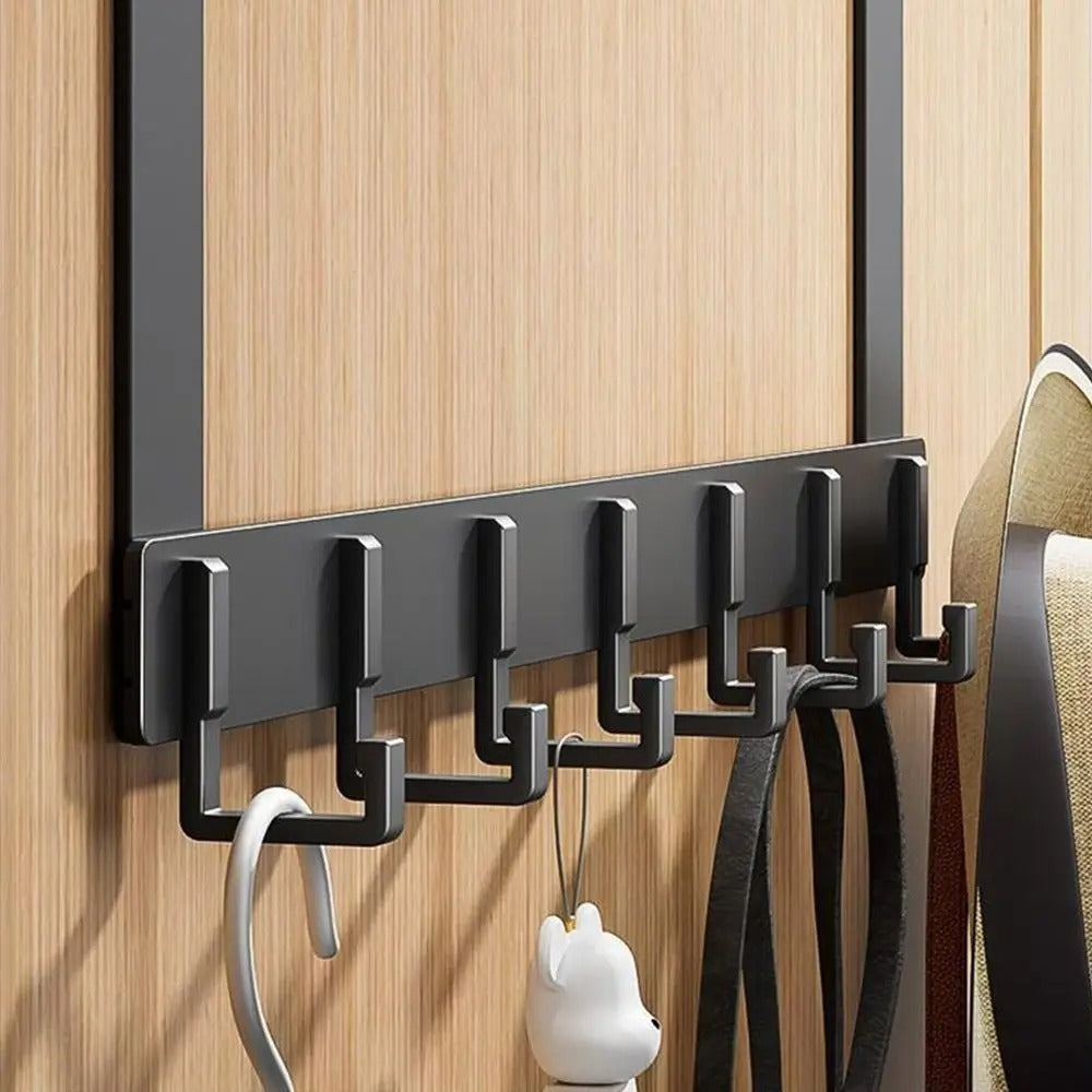 6 Hooks Over The Door, Space Saving Organizer