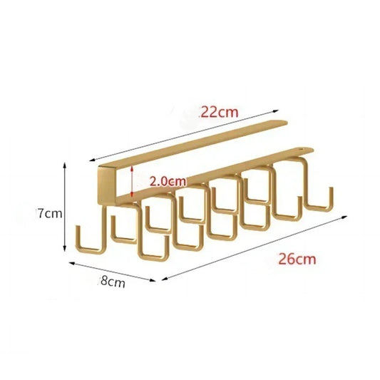 Space Saving Double 12 Rows Mug Hanger Hooks