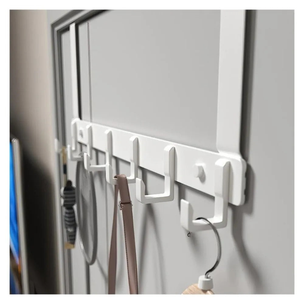 6 Hooks Over The Door, Space Saving Organizer