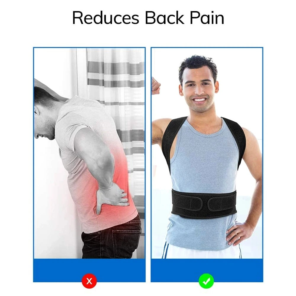 Back Support Brace / Posture Corrector, Unisex