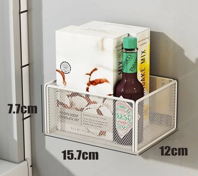Magnetic Metal Basket, Spacing Saving Storage