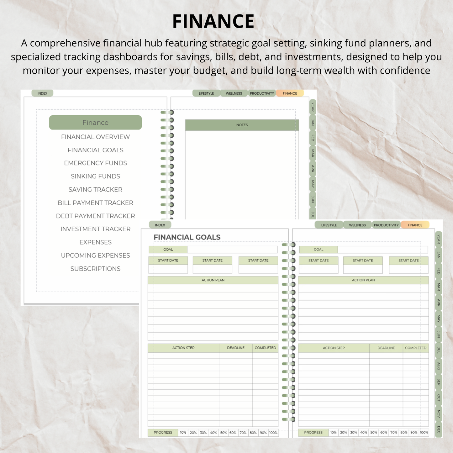 My Planner Template- Everything You Need in One Planner
