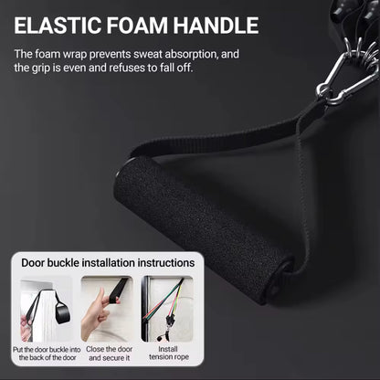 Resistance Bands Set, Stackable Up to 150LB