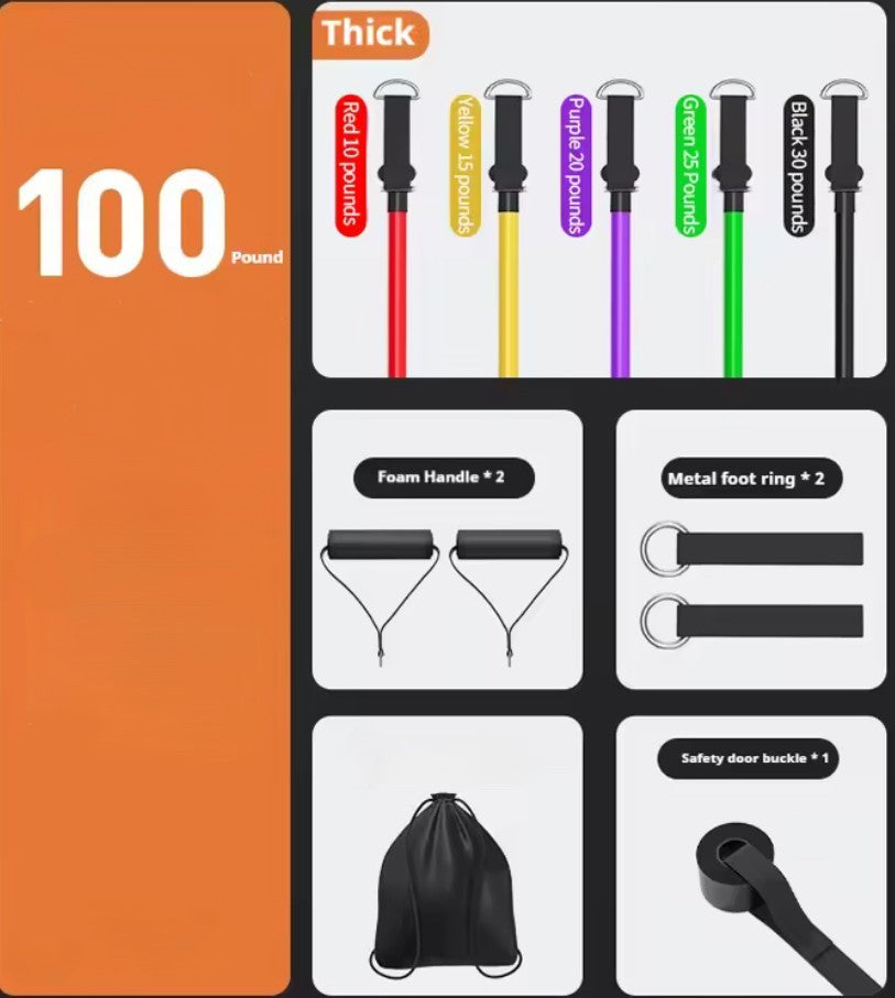 Resistance Bands Set, Stackable Up to 150LB