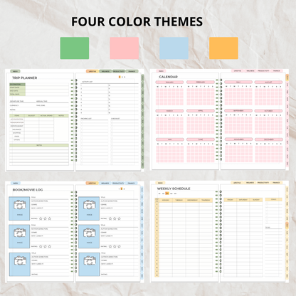My Planner Template- Everything You Need in One Planner