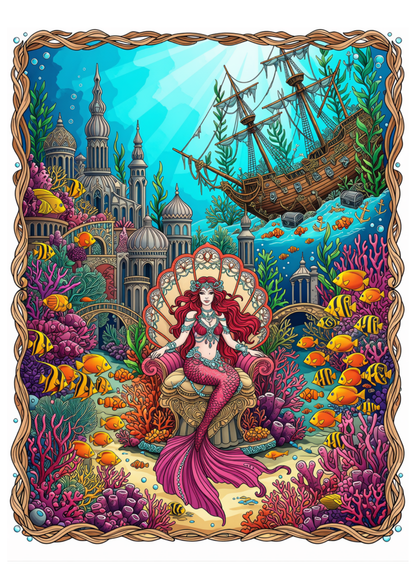 Enchanted Mermaid Kingdom & Sunken Shipwreck