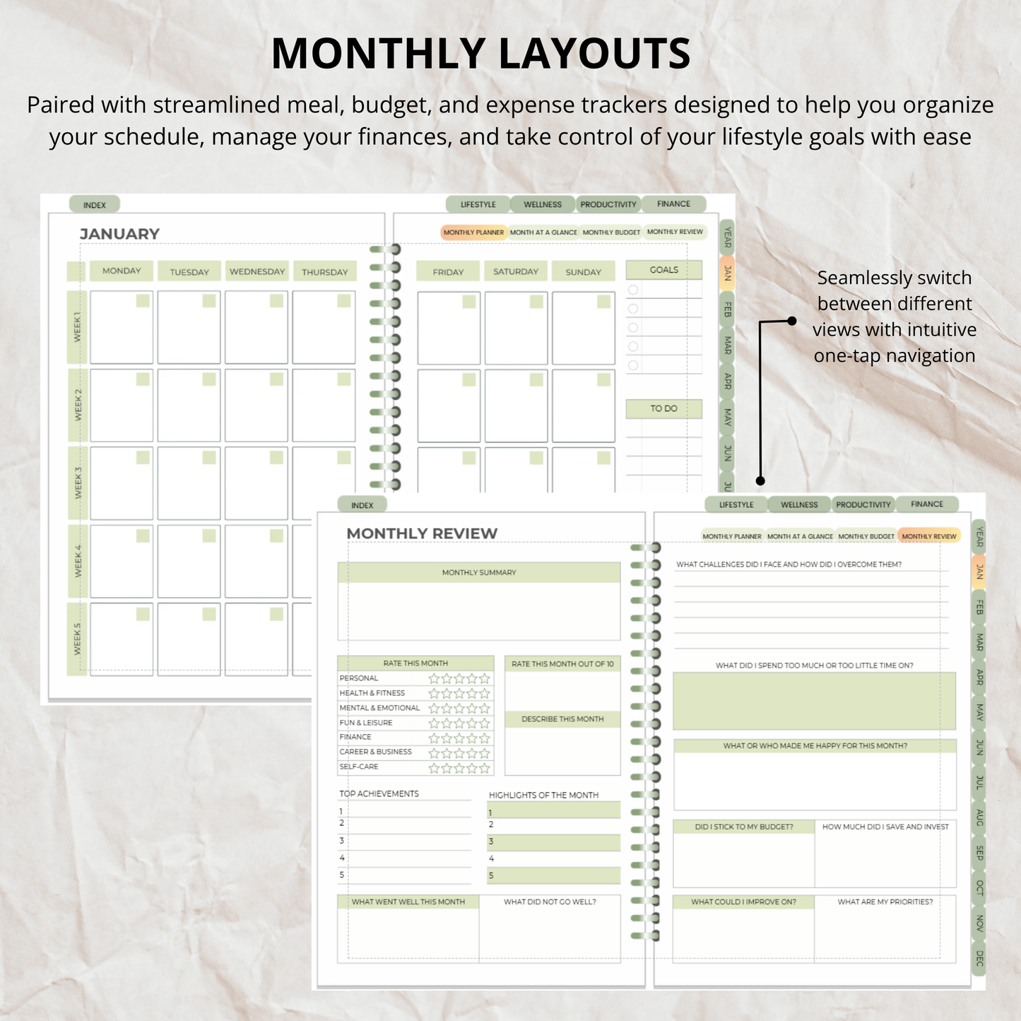 My Planner Template- Everything You Need in One Planner