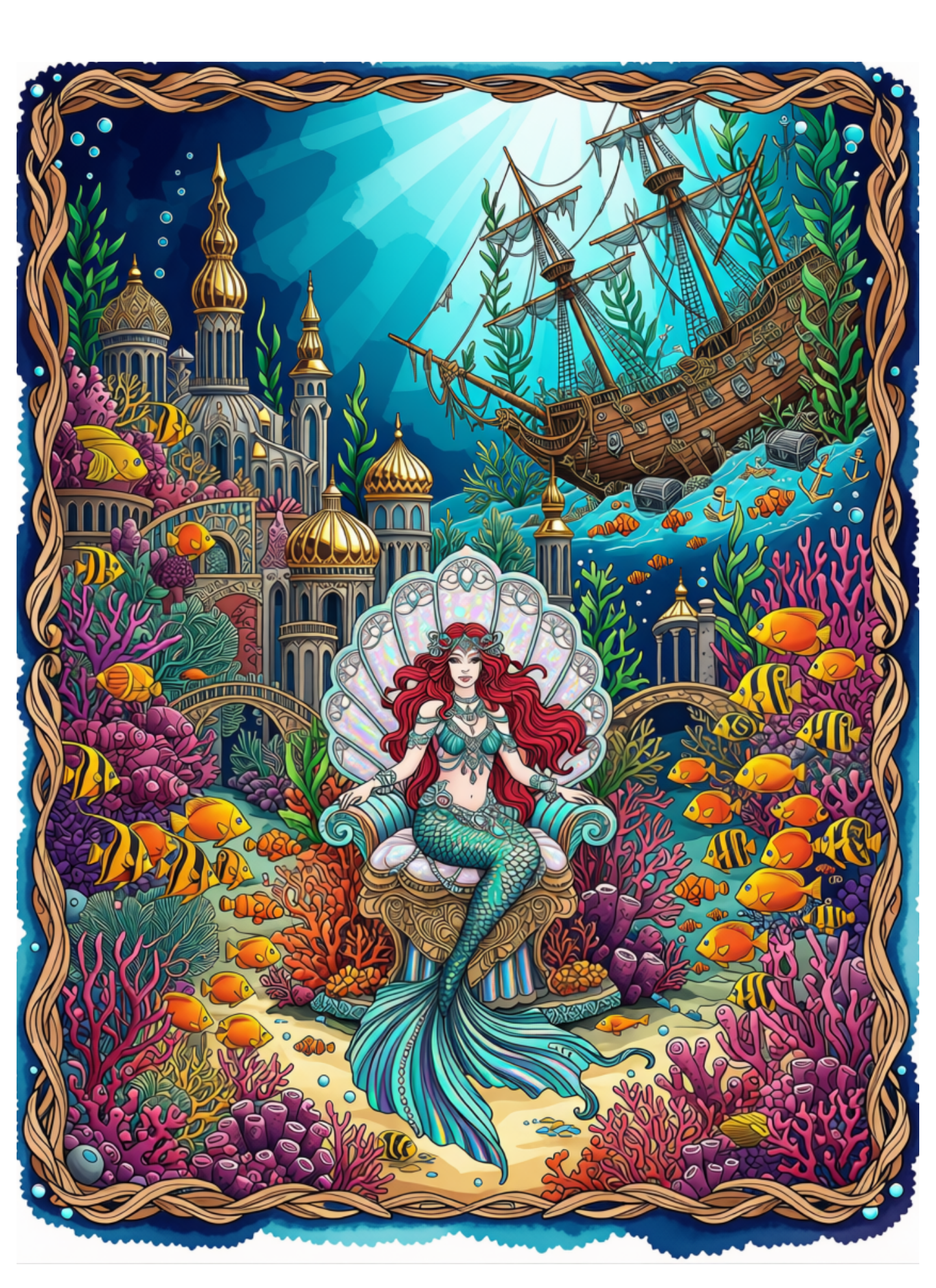 Enchanted Mermaid Kingdom & Sunken Shipwreck