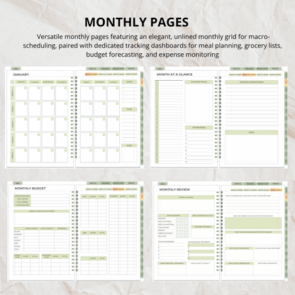 My Planner Template- Everything You Need in One Planner