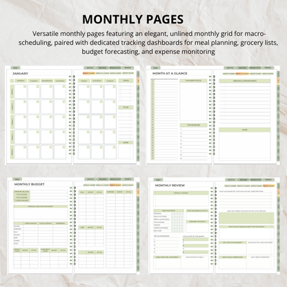 My Planner Template- Everything You Need in One Planner