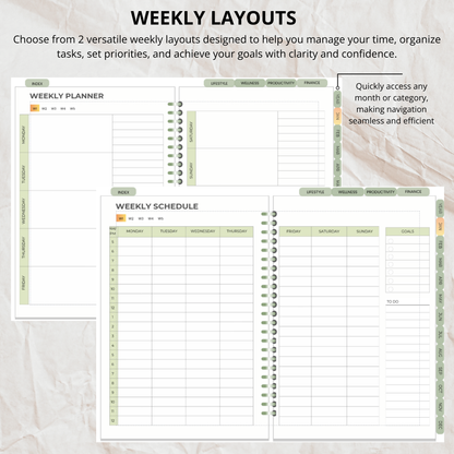 My Planner Template- Everything You Need in One Planner