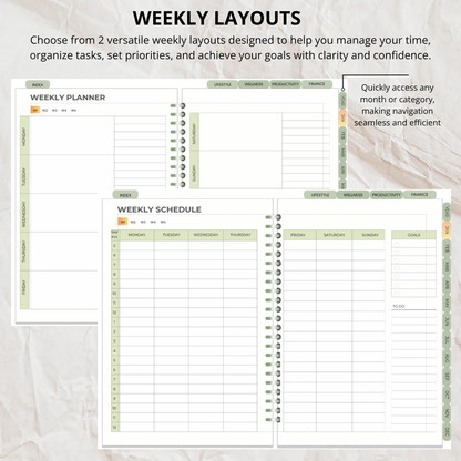 My Planner Template- Everything You Need in One Planner