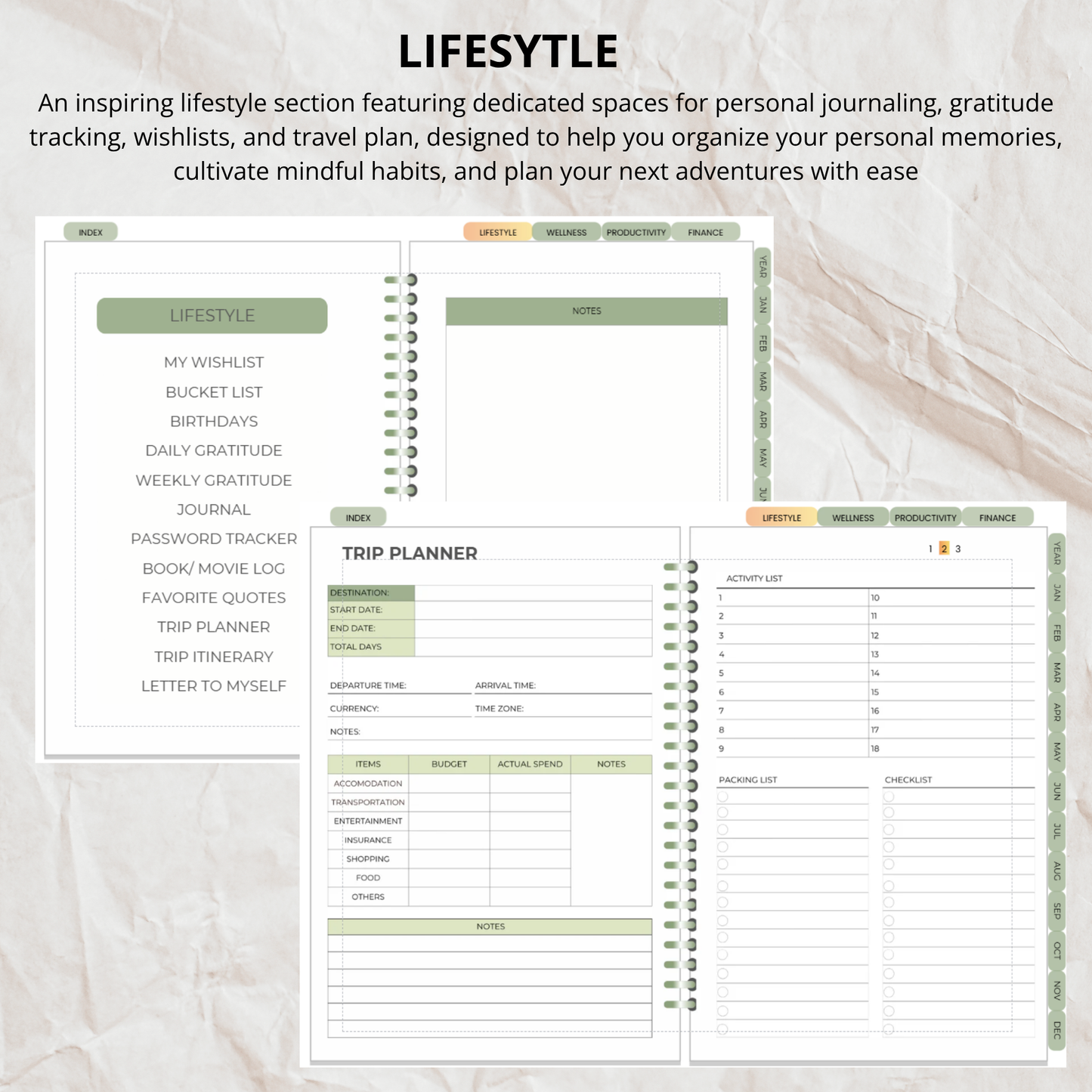 My Planner Template- Everything You Need in One Planner