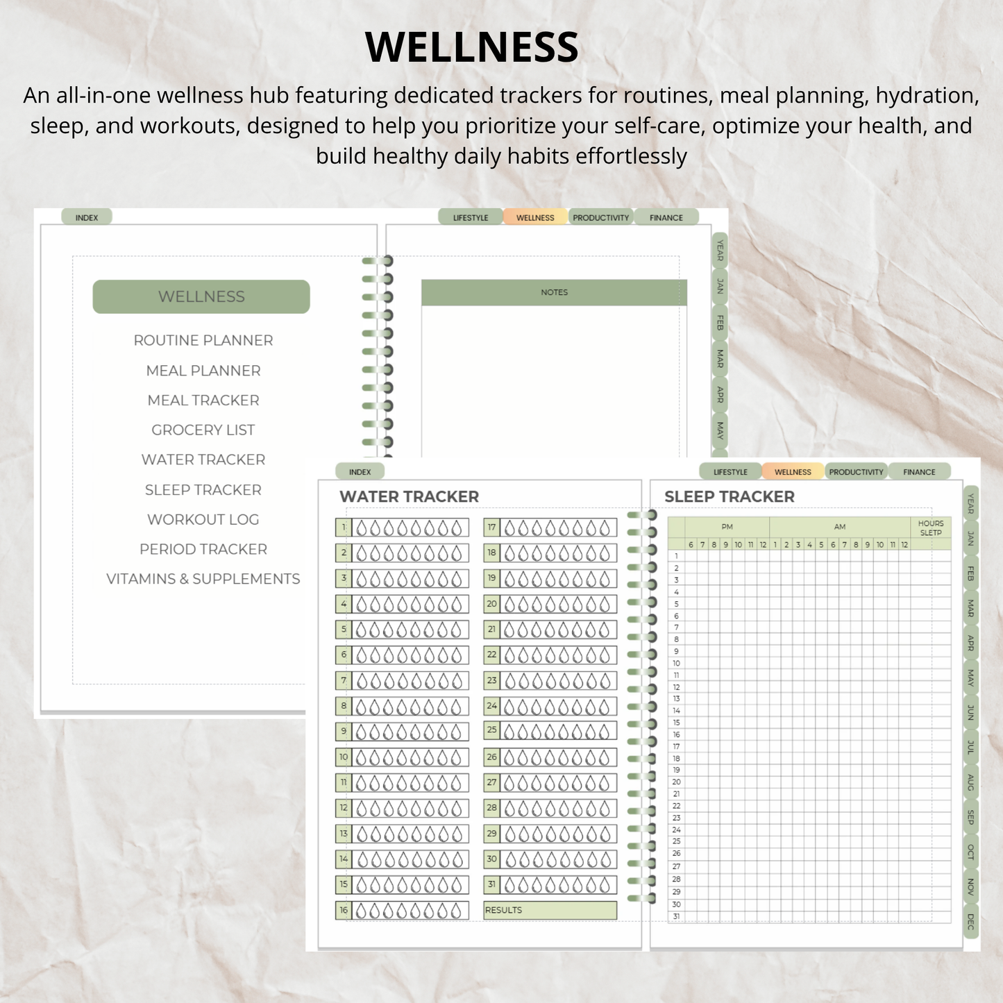 My Planner Template- Everything You Need in One Planner