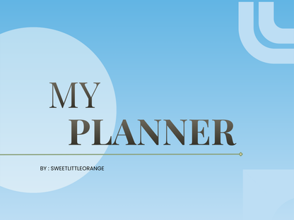 My Planner Template- Everything You Need in One Planner