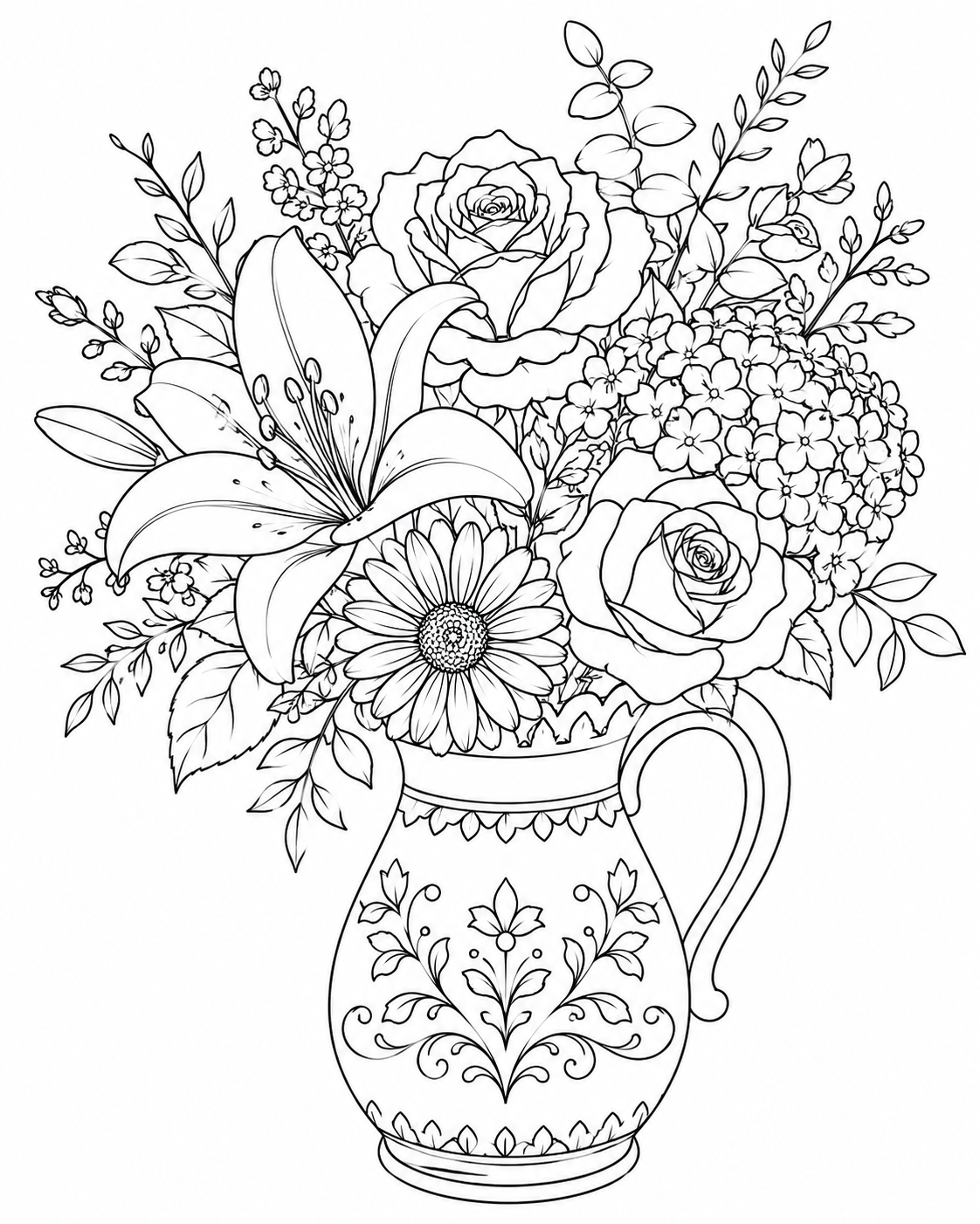 Vintage Floral Bouquet