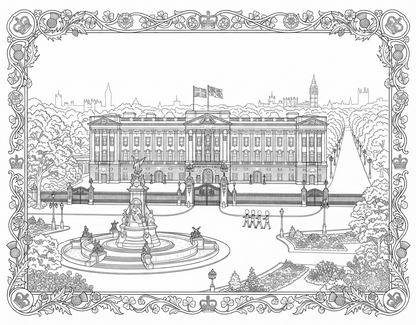 Buckingham Palace & The White House Landmark Collection