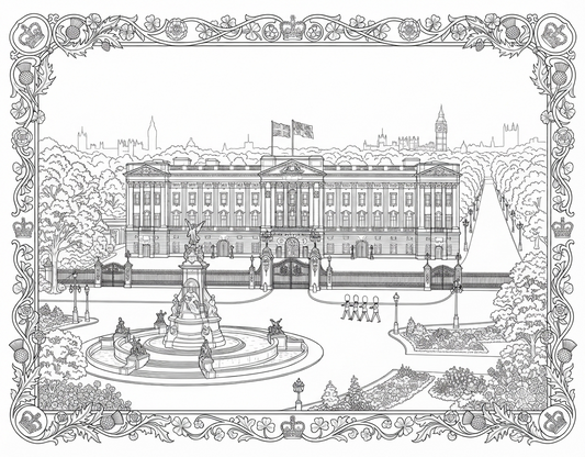 Buckingham Palace & The White House Landmark Collection