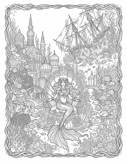 Enchanted Mermaid Kingdom & Sunken Shipwreck
