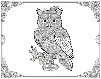 Zentangle Celtic Animal & Pinecone Border