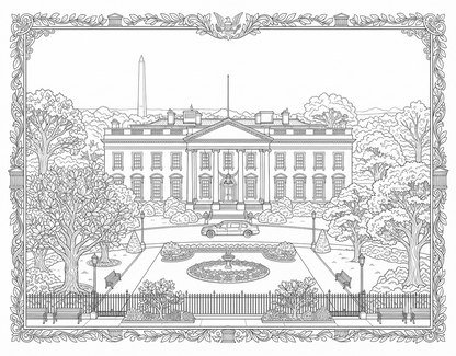 Buckingham Palace & The White House Landmark Collection