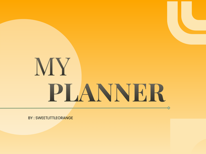 My Planner Template- Everything You Need in One Planner
