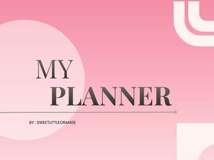 My Planner Template- Everything You Need in One Planner