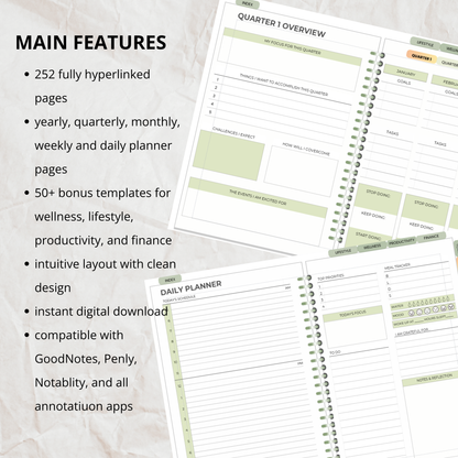My Planner Template- Everything You Need in One Planner