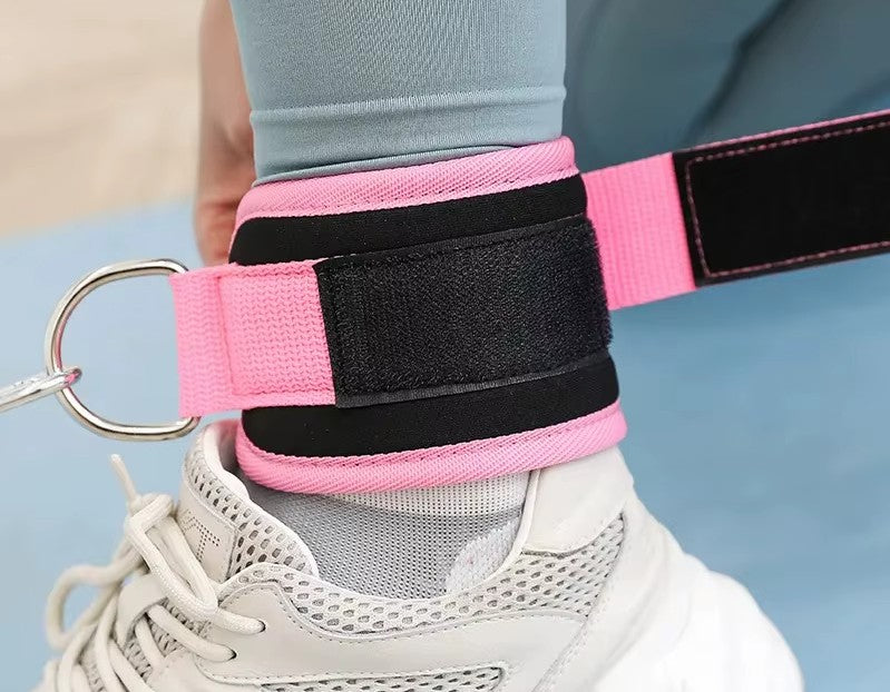 Double D-Ring Ankle Straps for Cable Machines