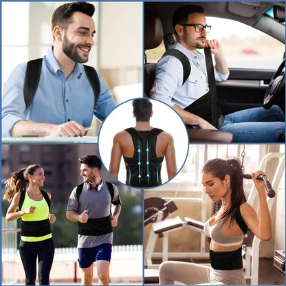 Back Support Brace / Posture Corrector, Unisex