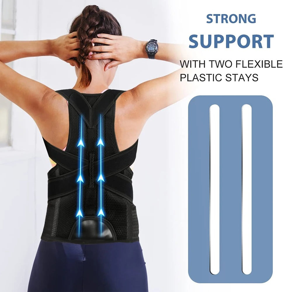 Back Support Brace / Posture Corrector, Unisex