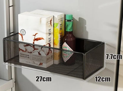 Magnetic Metal Basket, Spacing Saving Storage