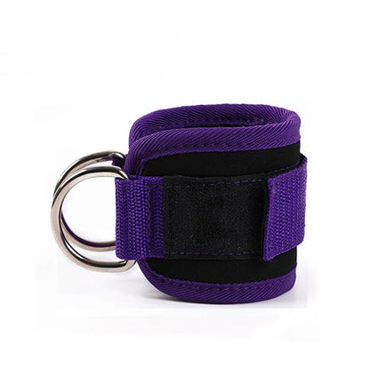 Double D-Ring Ankle Straps for Cable Machines