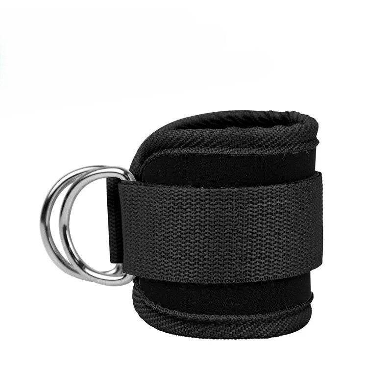 Double D-Ring Ankle Straps for Cable Machines