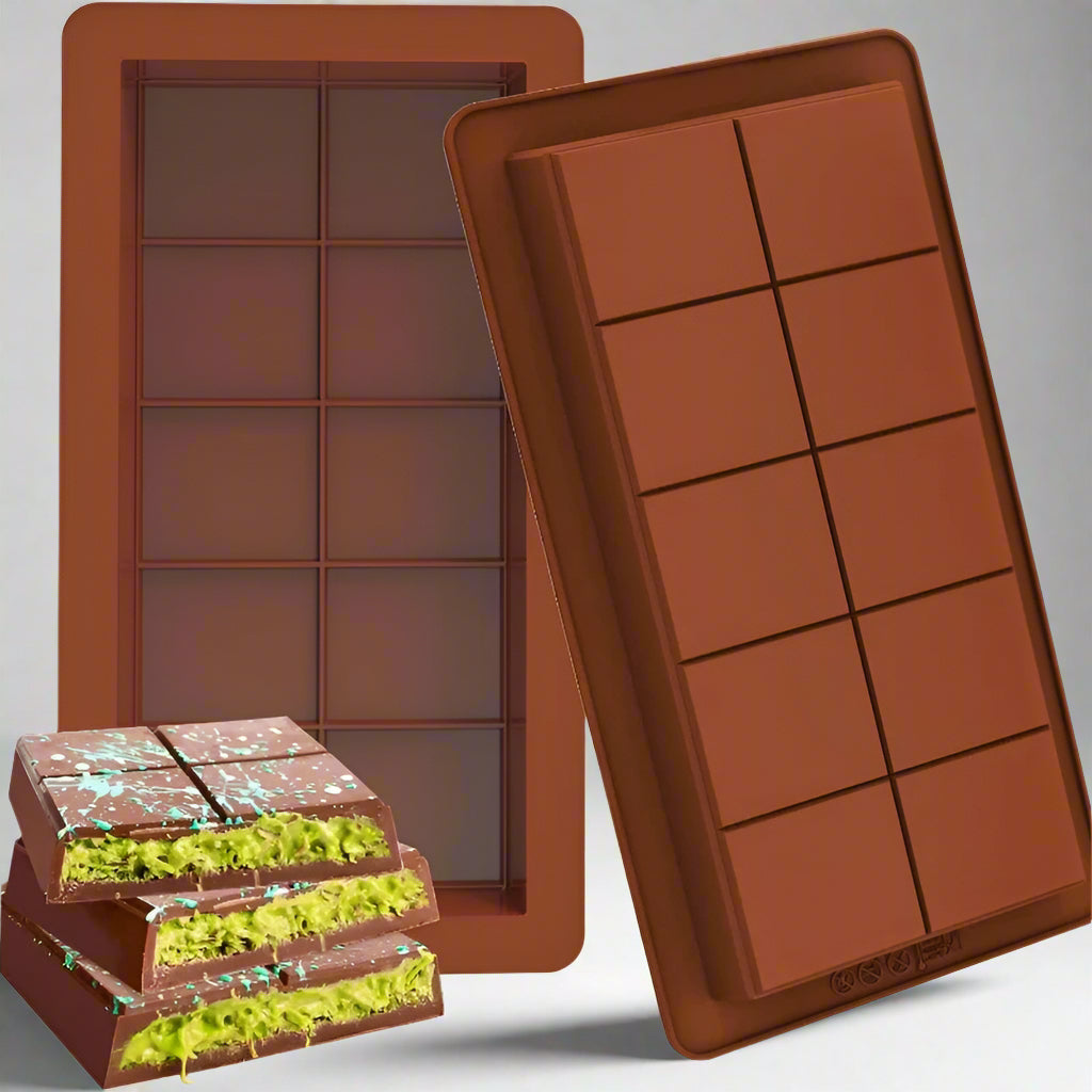 Silicone Dubai Pistachio Chocolate Bar Molds