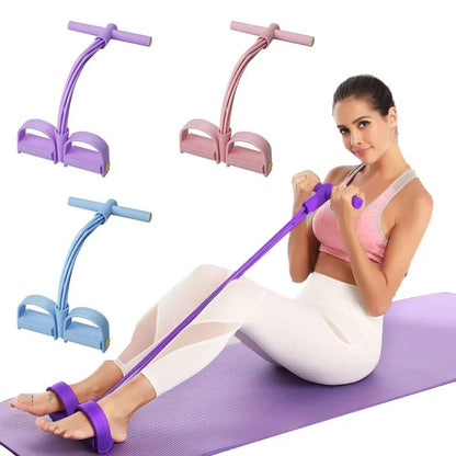 6-Tube Tension Ropes for Stretching Training