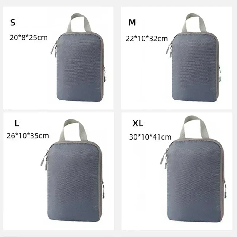 4-Set Compression Packing Cubes, Durable Travel Organizer