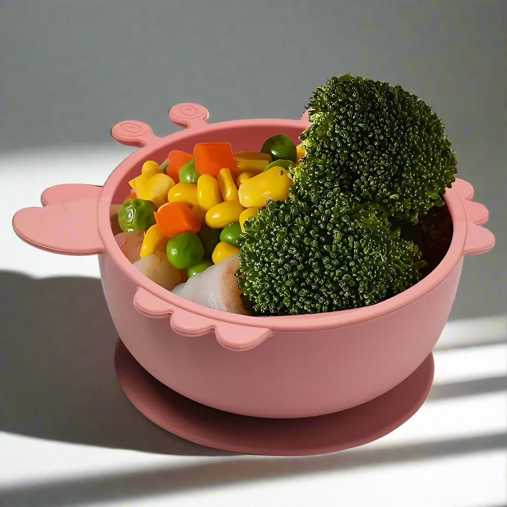 Baby/Toddler BPA Free Silicone Bowl with Suction Base