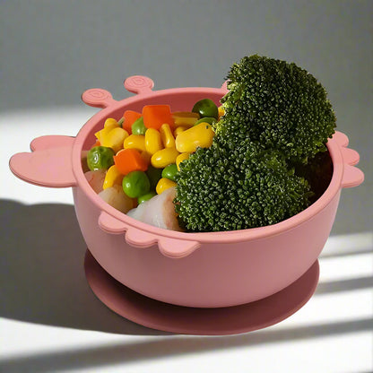 Baby/Toddler BPA Free Silicone Bowl with Suction Base