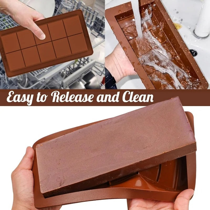 Silicone Dubai Pistachio Chocolate Bar Molds