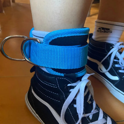 Double D-Ring Ankle Straps for Cable Machines